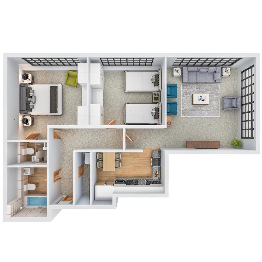 Furnished Modern Flat Overlooking Norwich Castle Exteriör bild